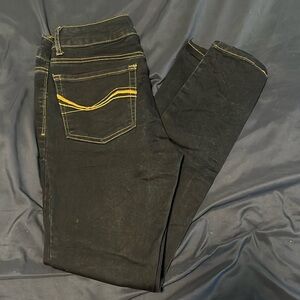 Dark blue jeans